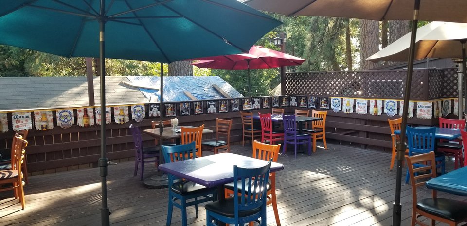Rosalva’s restaurant exterior along CA-18.